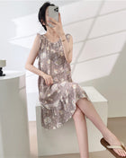 Princess-style summer lightweight dress for women
