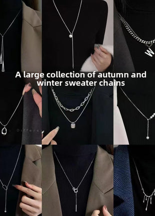 Adjustable Alloy Necklace Light Jewelry