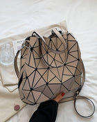 Diamond Pattern Foldable Tote Bag