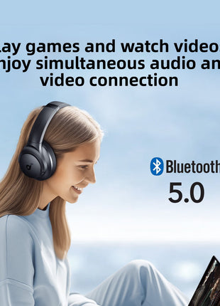 Wireless Bluetooth headset with headband