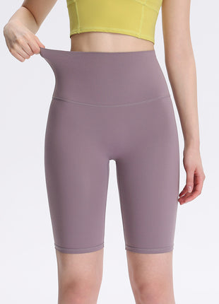 Women's High-Waisted Yoga Cycling Shorts Quick-Dry Fitness