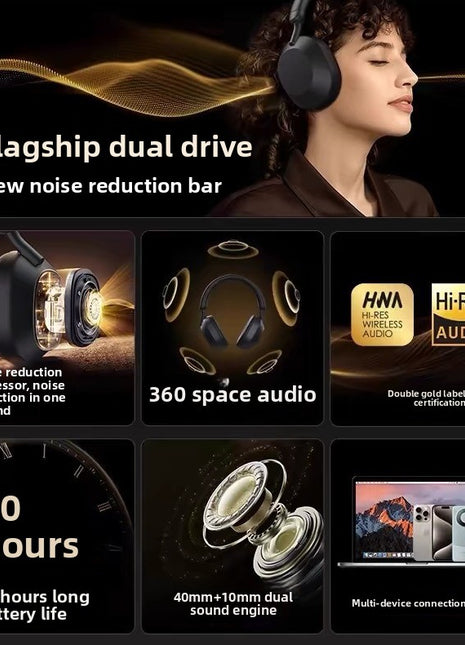 Wireless Bluetooth Microphone Headphones