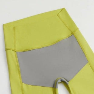 High Waist Yoga Pants with Pockets-Stretchy Quick-Dry Workout Leggings