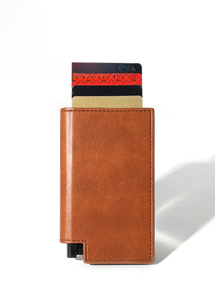 Anti-slip plain-colored wallet