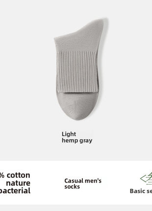 Men's Cotton Mid-Tube Casual Socks