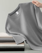 Mens Waffle Texture Short Sleeve T-Shirt