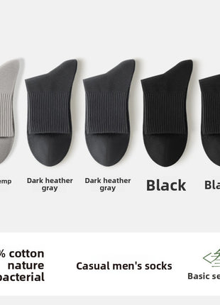 Men's Cotton Mid-Tube Casual Socks