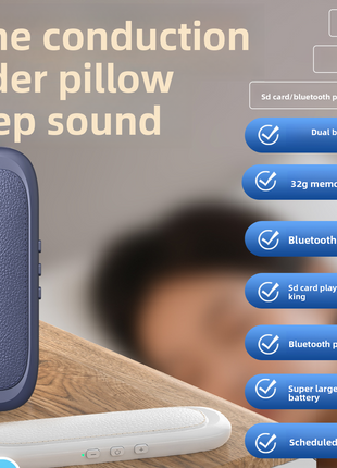 Bone Conduction Under-Pillow Bluetooth Speaker