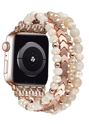 Apple Watch Jewelry Beaded Strap with Arrow Design