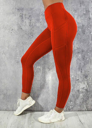 Sports yoga pants hip waist sports high waist leggings