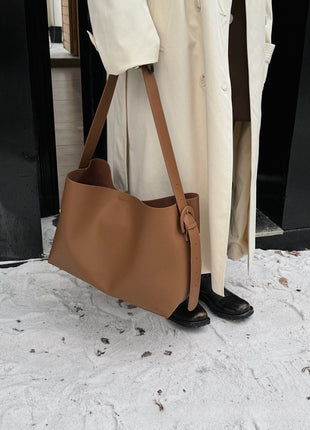 Nubuck Leather Tote Bag for Women