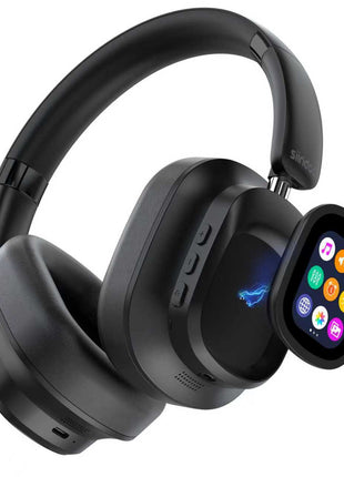Wireless ANC Headphones with Touch Screen