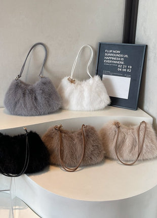 Plush Shoulder Bag