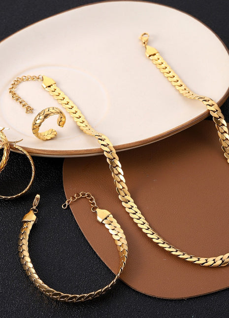 Titanium Steel Jewelry Set