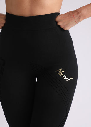 Womens High-Waisted Flocking Print Modal Leggings