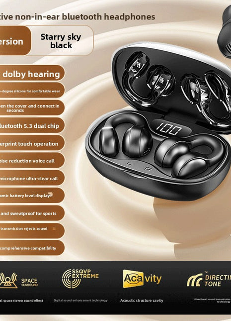 Non-in-ear wireless Bluetooth headphones