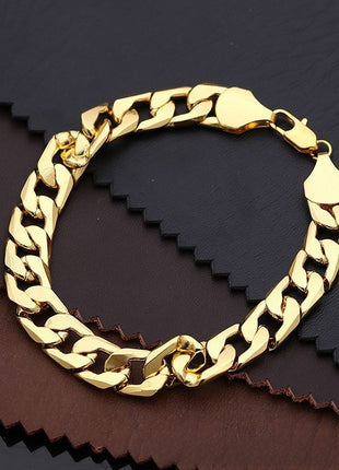 Men's side bracelet necklace