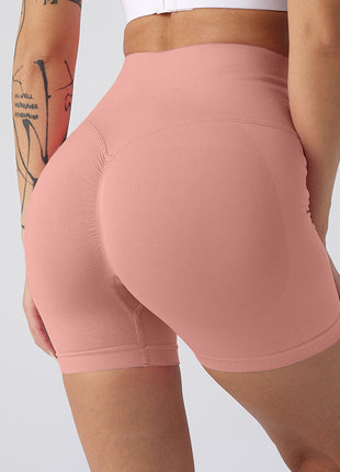 High-Waisted Yoga Shorts Breathable Sports Leggings