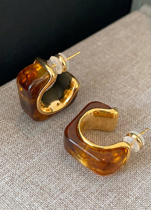 resin earrings