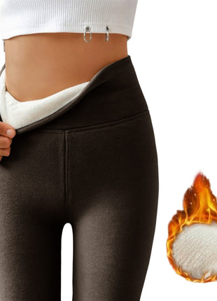 Thickened and fleece-lined leggings for women