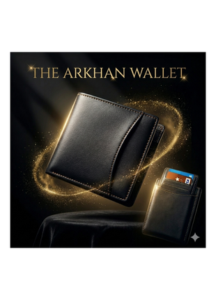 Luxury Schwarze Leder Geldbörse für Herren – Schlankes RFID-Design