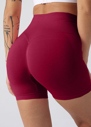 High-Waisted Yoga Shorts Breathable Sports Leggings
