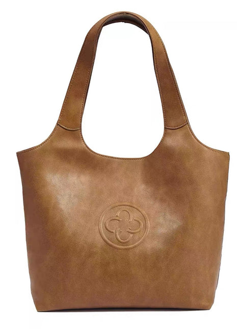 Vegetable Tanned Leather Tote Bag
