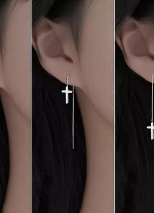 Long tassel earrings