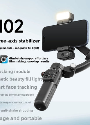 Orthogonal three-axis stabilizer for mobile phones