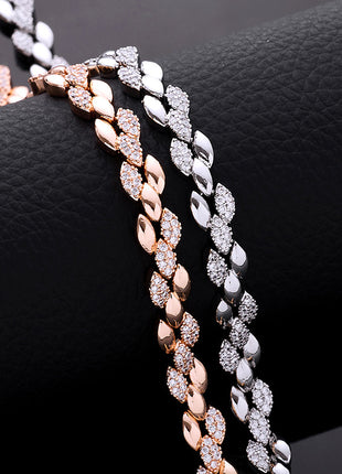 High-Shine Bracelet with Copper Base