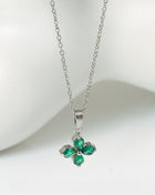 Butterfly Zircon Necklace Gold Plated Jewelry