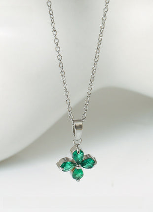 Butterfly Zircon Necklace Gold Plated Jewelry