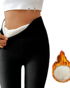 Thickened and fleece-lined leggings for women