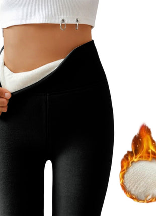 Thickened and fleece-lined leggings for women