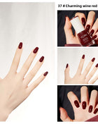 No-bake, long-lasting, quick-drying oil-based nail polish