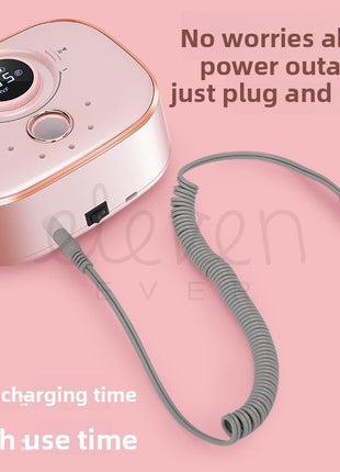 Electric nail polishing machine