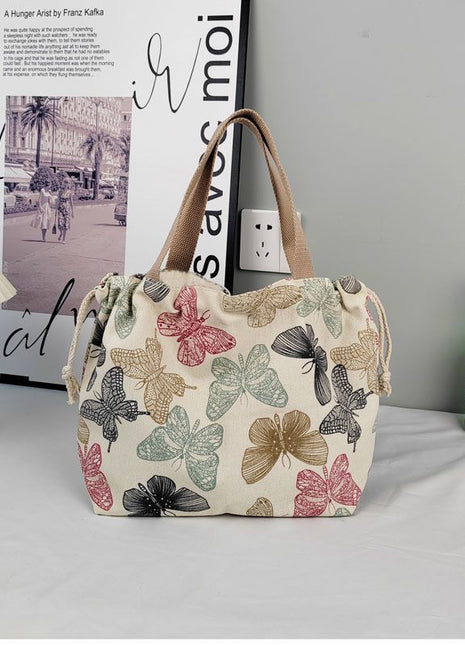 Canvas Tote Bag Large Capacity Fashion Printed Shoulder Handbag