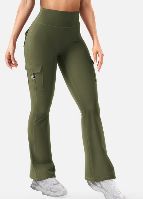 High-Waisted Sports Leggings with Pockets