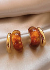 Brown Ombre Amber C-Shaped L2