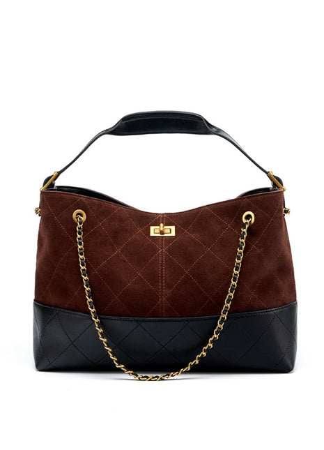 Pilin Ge Chain Handle Lightweight Crossbody Bag