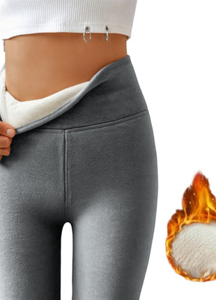 Thickened and fleece-lined leggings for women