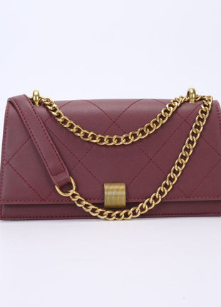 Rhombus Chain Crossbody Bag