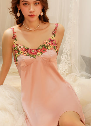 Satin Strappy Nightdress for Women