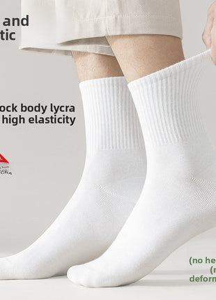 Men's Cotton Mid-Tube Casual Socks