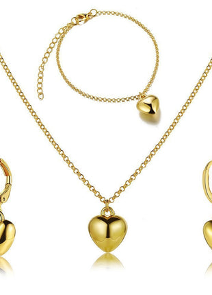 Pearl imitation jewelry set