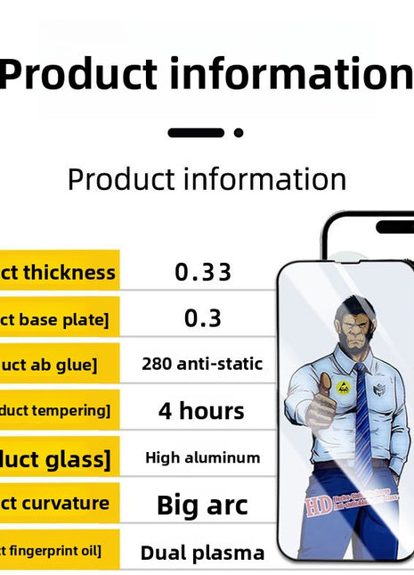 iPhone Tempered Glass Screen Protector