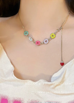 Super sparkly zircon necklace