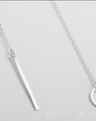 Minimalist Metal Ring Short Necklace