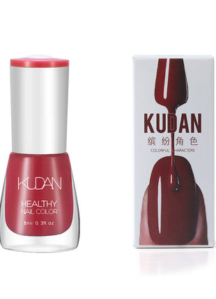 No-bake, long-lasting, quick-drying oil-based nail polish