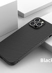 black tpu anti-slip carbon fiber shell / iphone  15PRO MAX